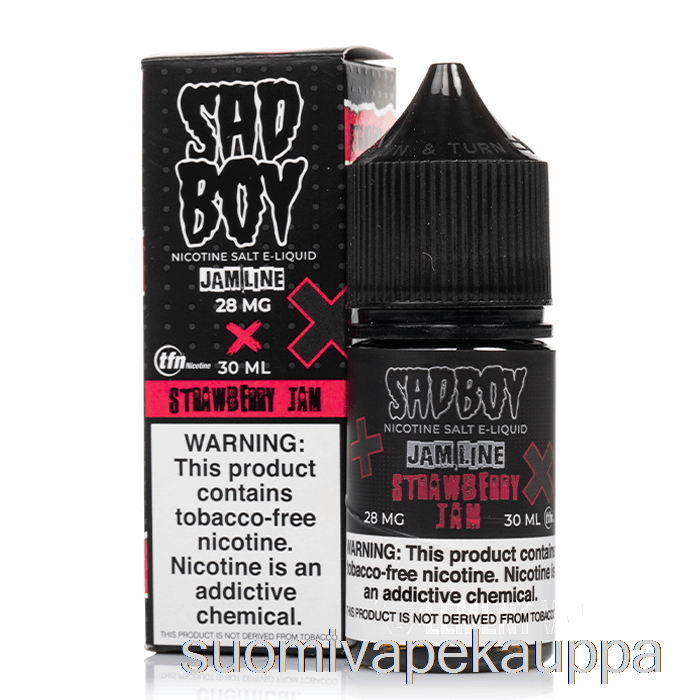 Vape Box Mansikkahillo - Sadboy Suolat - 30ml 48mg